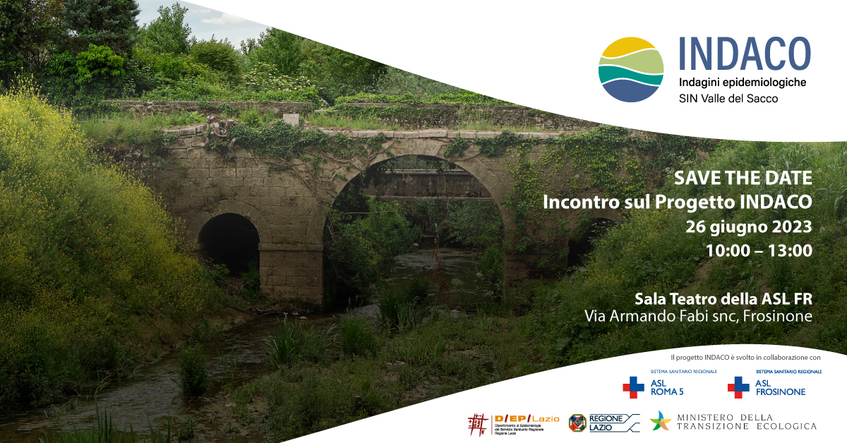 Frosinone | Progetto INDACO | Incontro pubblico il 26.06.2023 ore 10:00-13:00